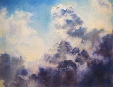Cloud Painting Light Painting Art Painting Watercolor Clouds