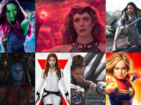 Marvel Heroes Female List