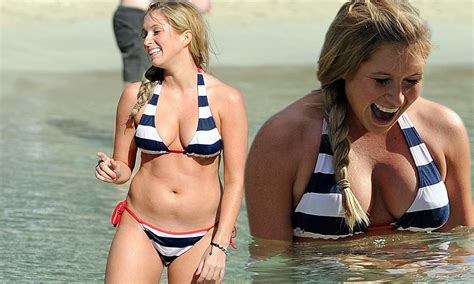 Degrees North Star Brooke Kinsella Looks Buoyant As She Warms Up In