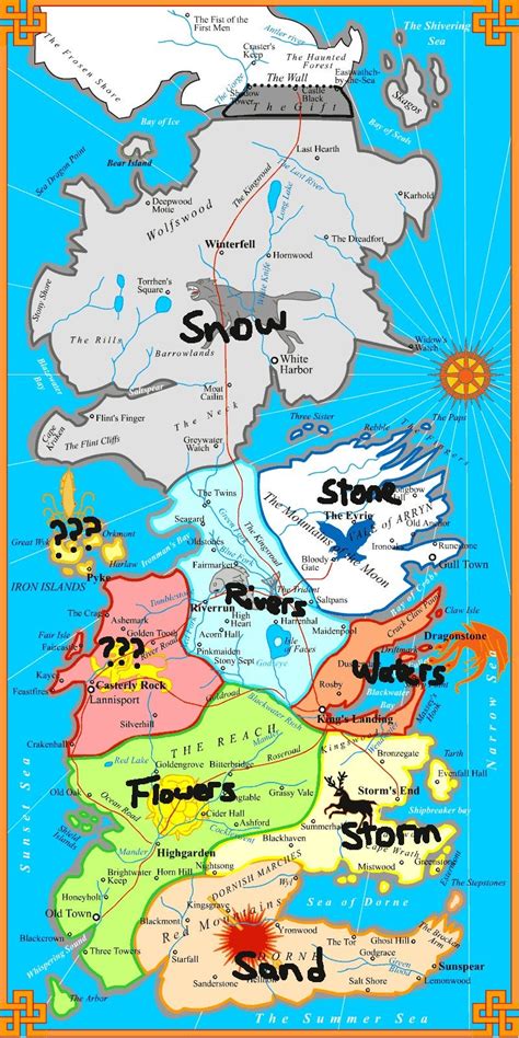 Vector Based Map Of Westeros Matthew R Pauly