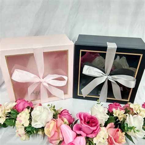 Square Bouquet Flower Box Kotak Hantaran Box T Box Bxt9570 2
