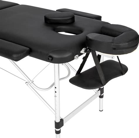 Tectake Table De Massage 3 Zones Avec Sac De Transport Et Roulettes Table De Massage Galaxus