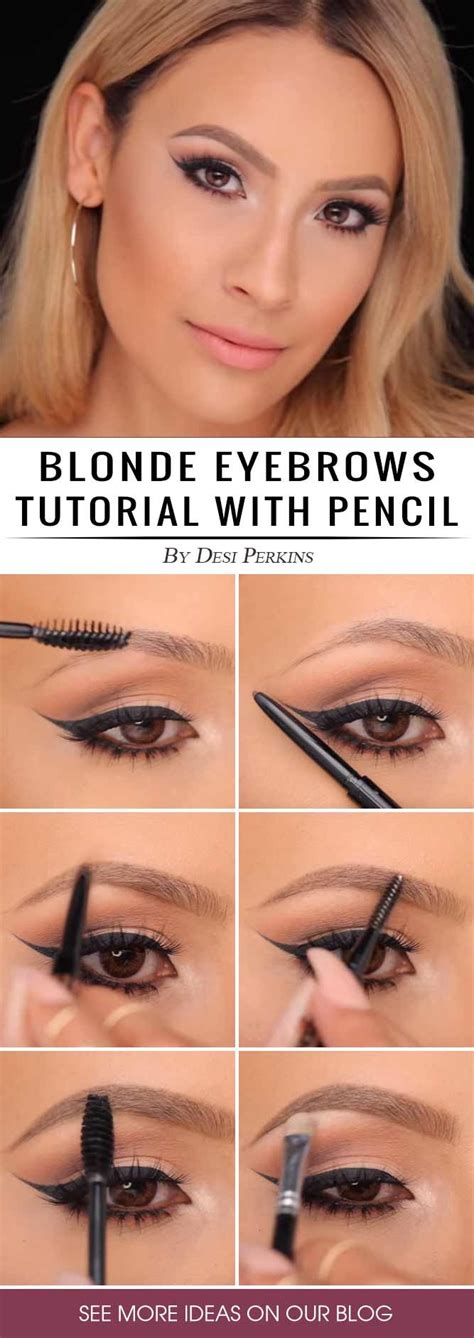 Blonde Eyebrows May Be Not So Easy To Deal With But There Is Nothing