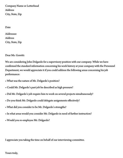 Employment Verification Letter Samples FREE Templates