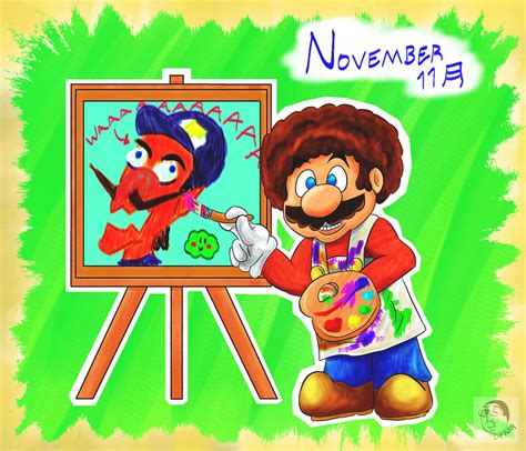 Mario Calendar 2016 Set November By Dfkjr On Deviantart