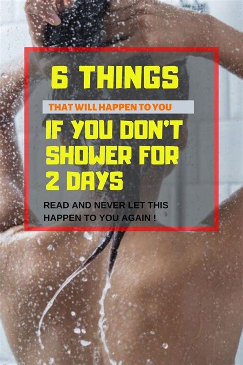 6 Things That Happen When You Dont Shower For 2 Days Natural Sleep Remedies Detox Advice
