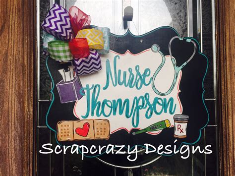 This item is unavailable | etsy. A personal favorite from my Etsy shop https://www.etsy.com/listing/549579149/nurse-door-hanger ...