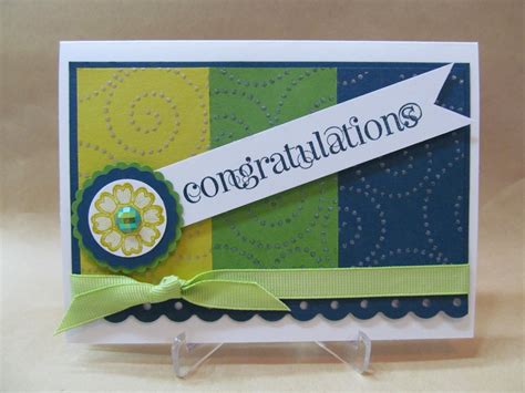 Savvy Handmade Cards Curly Swirly Congratulations Card
