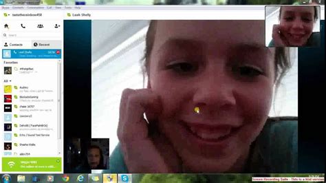 Skyping With Leah D Youtube