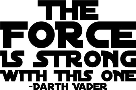 Many home schooled kids were taught by accommodating parents, but also parents who disparaged traditional schooling. The Force Is Strong with This One Darth Vader Vinyl Wall ...