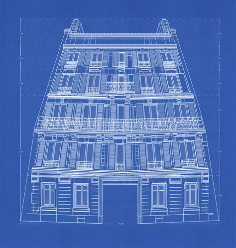 Blueprints Architectural Drawings On Behance