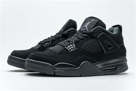 Nike Air Jordan 4 Black Cat Replicafake Jordan 4s Black Cat Reps Sneaker