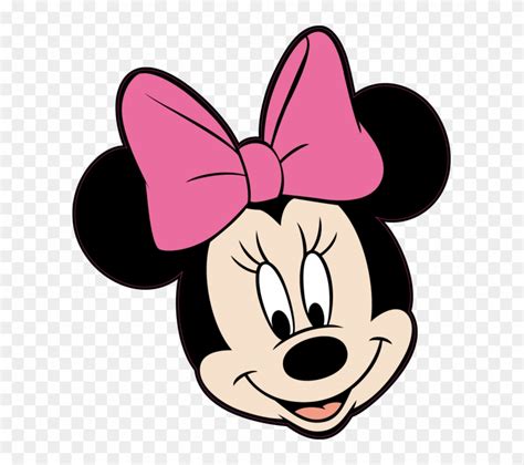 Black and red minnie mouse png clip art image. Library of minnie head vector library png files Clipart ...