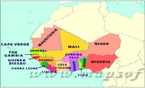 Map Of West Africa Source Maps Of World Download Scientific Diagram