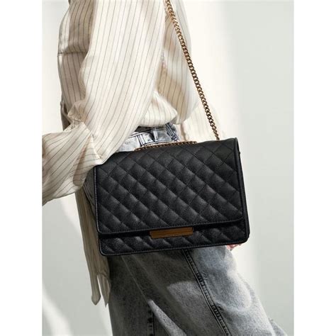 Material could size depth 90mm x height 130mm x width 180mm. CODE: #2198 (PO) Charles & Keith sling bag $70, Women's ...