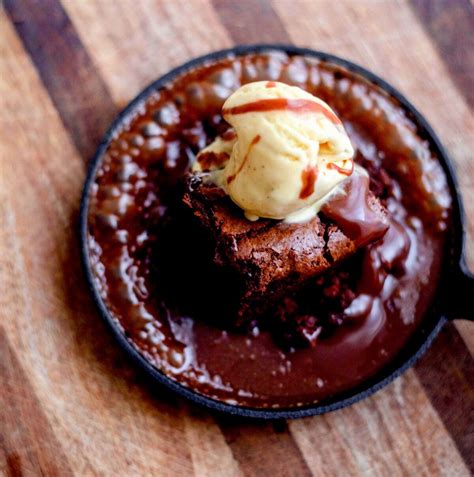 The BEST Sizzling Brownie With Ice Cream Super Gooey Tiffin And Tea