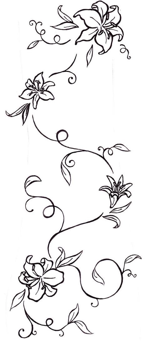 Love This Almost Perfect Flower Vine Tattoos Arm Tattoos Vines