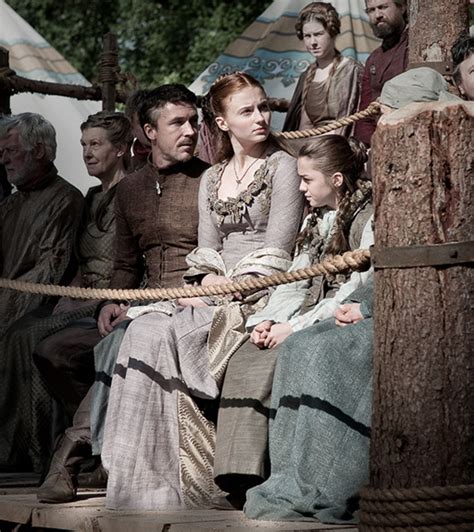 Sansa And Arya Stark With Petyr Baelish Sansa Stark Photo 24487070