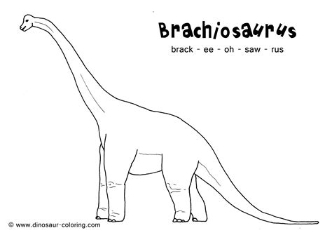 Brachiosaurus Coloring