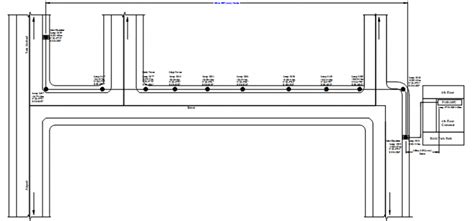 KUBF Built Riser Diagram Drawing For OFC Electrical Laying Cad Drawing