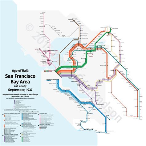 Trace SFs Long Defunct Train Routes In One BART Style Map Curbed SF