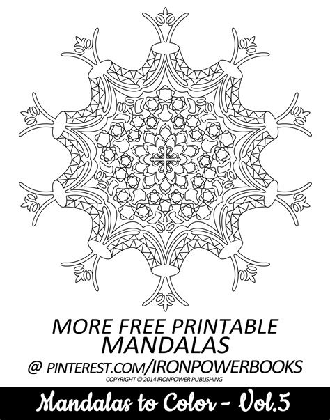 Maybe you would like to learn more about one of these? FREE Printable Mandala Coloring Page @ironpowerbooks | For more FREE Coloring pages follow our ...