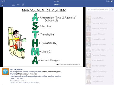 Nursing Mnemonics Asthma