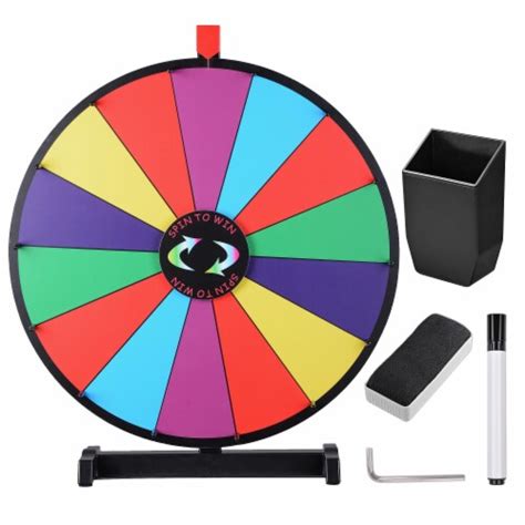 Winspin® 24 Color Dry Erase Prize Wheel Of Fortune Trade Show Tabletop Spin Game 1 Kroger