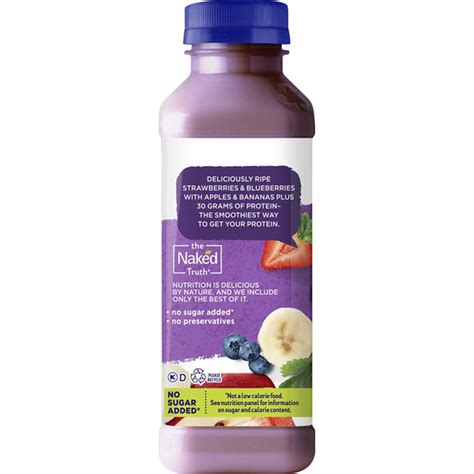 Naked Double Berry Protein Juice Smoothie 15 2 Fl Oz Instacart