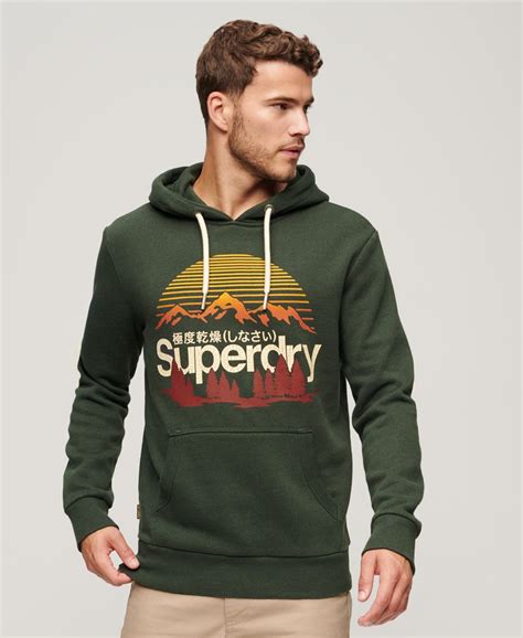 Superdry Sweat à Capuche Core Logo Great Outdoors Homme Sweats A