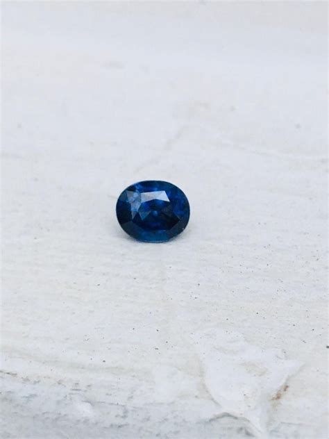 1 Carat Natural Blue Sapphire Loose Gemstone Oval Etsy Natural Blue