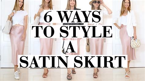 6 Easy And Elegant Ways To Style A Satin Midi Skirt For 2020 YouTube