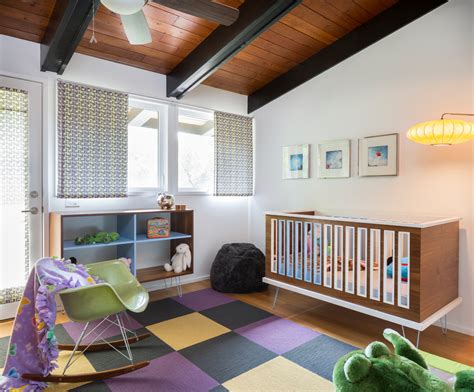 16 Wonderfully Cute Mid-Century Modern Nursery Ideas