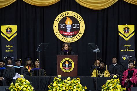 First Lady Delivers Commencement Addresses At Bowie State Martin Luther King Jr Magnet High