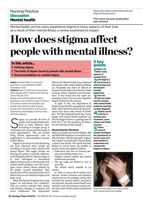 Mental Health Stigma Case Studies