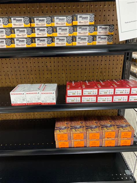 Sportsman Warehouse in Everett lots of stock limit 2 per caliber per