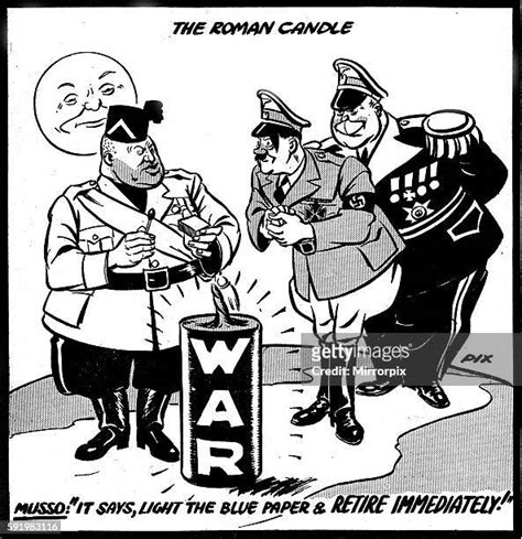 Mussolini Cartoon Photos And Premium High Res Pictures Getty Images