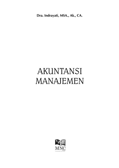 Akuntansi untuk biaya bahan baku, tenaga kerja &. Akuntansi Manajemen Mulyadi Pdf - Guru Galeri