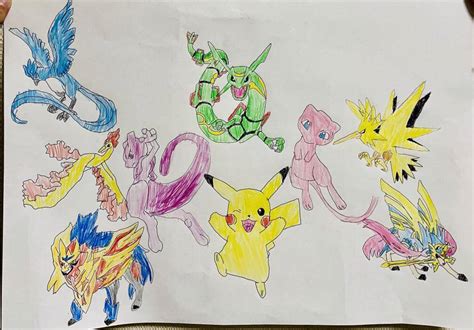 伝説のポケモン大集合！ ポケモンキッズイラストコンテスト テーマは「ピカチュウとなかよしポケモン」！ 投稿一覧 ポケモンキッズイラストコンテスト テーマは「ピカチュウと仲良し