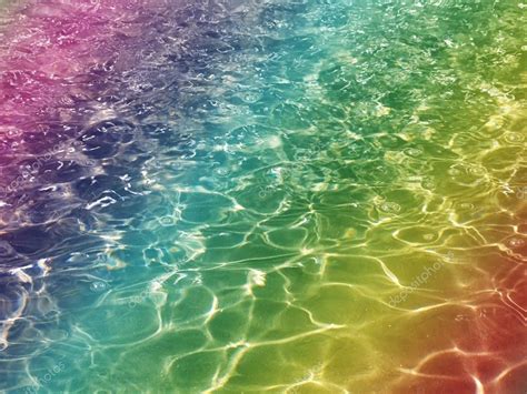 Rainbow Water Background — Stock Photo © Andykazie 12838109