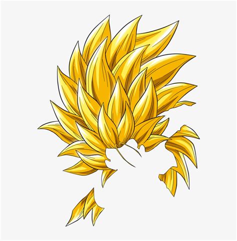 Goku Super Saiyan Hair Png 4 Free Cliparts Download Images On