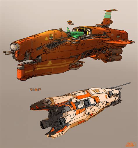Space Ship Concept Art Concept Ships Weapon Concept A