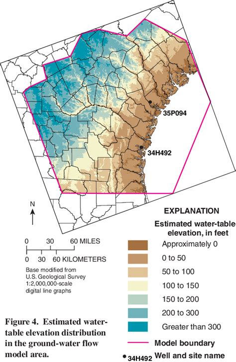Figure 4 From Development Of An Estimated Water Table Map For Coastal
