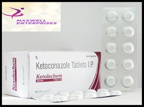 Ketoconazole Tablet I P 200mg 10 10 Treatment Fungal Infections At