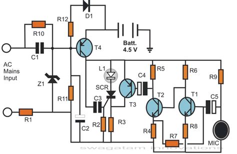 Simple Electronics Projects Circuit Diagrams