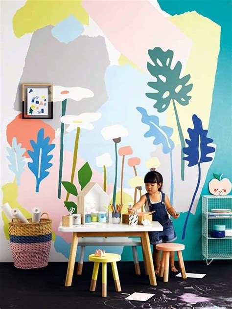 10 Cool Painted Wallpapers For Kids Rooms