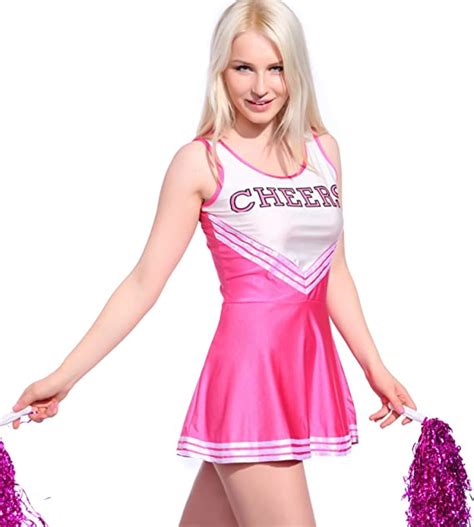 Anladia Sexy Cheerleader Uniform Kleid Trikot Dress Cheerleading Cheer