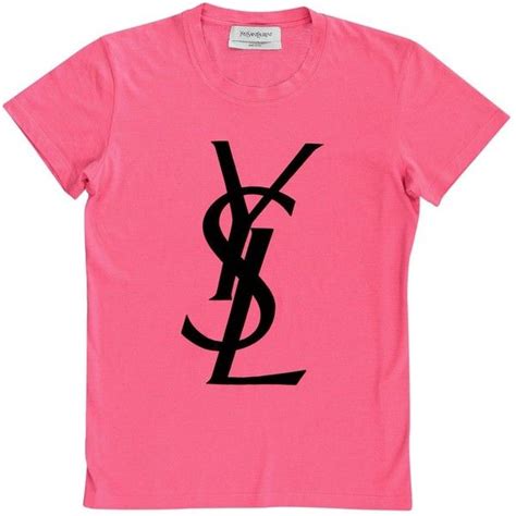 Pre Owned Yves Saint Laurent Pink Cotton Top €185 Liked On Polyvore Featuring Tops T Shirts