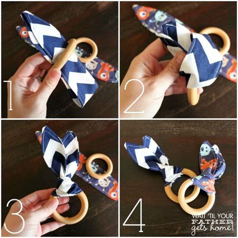 Diy Wooden Teething Ring Wait Til Your Father Gets Home