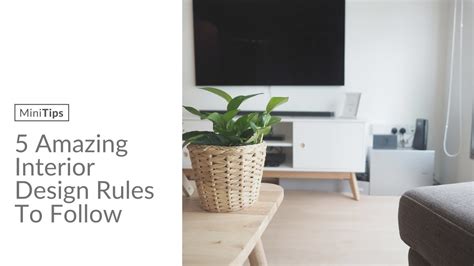 5 Amazing Interior Design Rules To Follow Youtube
